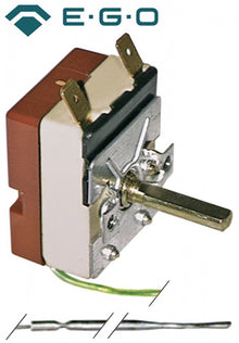 Termostat 50-250°C, contact 1ND, 16 A, senzor ø 3,1 x 201 mm, lungime capilar 2970 mm, EGO 5513046010, 55.13046.010 - 375154