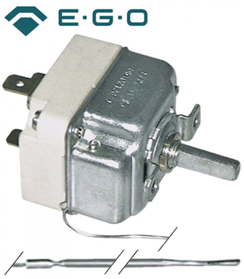 Termostat reglabil 50-294°C, contact 16 A, senzor ø 3 x 226 mm, capilar 870 mm - 375184