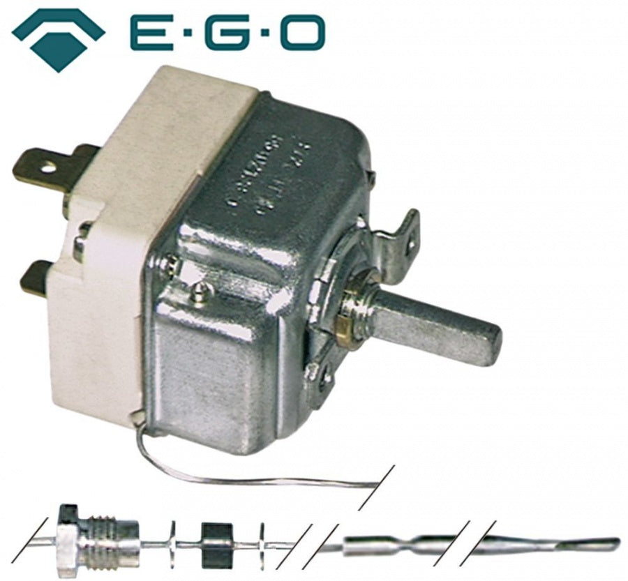 Termostat 50-270°C, contact 16 A, senzor ø 3 x 219 mm, capilar 3000 mm, EGO 55.19256.800 - 375201