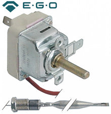 Termostat friteuza 100-190°C, contact 16 A, cu presetupa traversare M9 - 375237