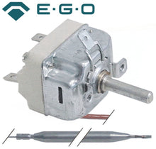 Termostat reglabil 30-110°C, contact 16A, unghi de rotatie 270°, senzor ø 6x138 mm, capilar 880 mm - 375238