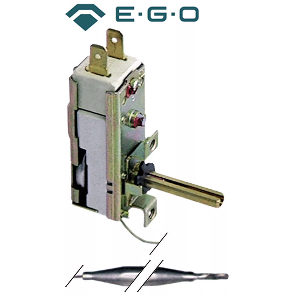 Termostat 30-130°C, contact 16A, senzor ø 6 x 83 mm - 375241