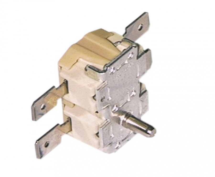 Termostat de contact, 80/105°C, 2 contacte, 16 A, ax ø 3,5 mm - Cod 375243