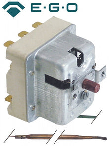 Termostat de siguranta 580°C, 3 contacte, 20 A, pentru cuptor pizza - 375257