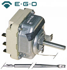 Termostat 55-240°C, 3 contacte, 16 A, dimensiuni bulb ø 4 x 91 mm, capilar 880 mm - 375272