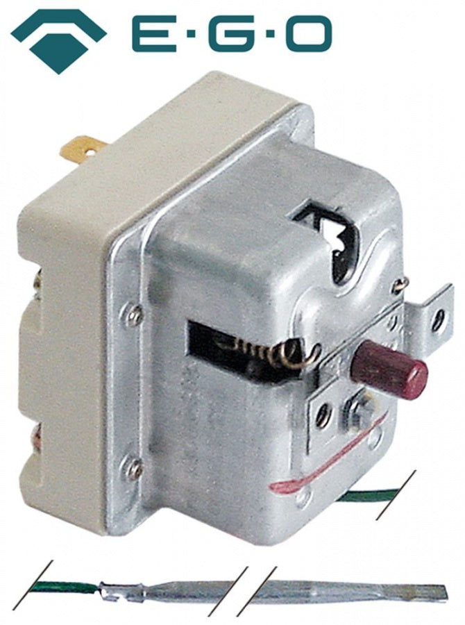 Termostat, 285°C, 1 contact, 0,5 A, senzor ø 4 mm, lungime senzor 120 mm, lungime tub capilar 1500 mm - Cod 375286