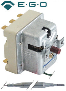 Termostat de siguranta 240°C, trifazic, 3 contacte 20 A, senzor ø 6 x 87 mm, lungime tub capilar 2000 mm - 375290