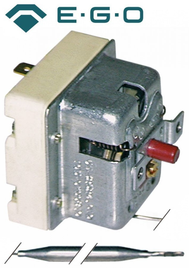 Termostat, 330°C, 1 contact, 20 A, senzor ø 6 mm, lungime senzor 79 mm, lungime tub capilar 900 mm - Cod 375291