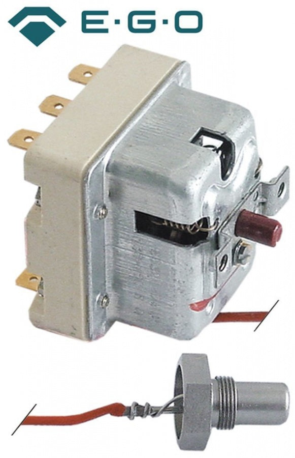 Termostat de siguranta, 135°C, 3 contacte, 0,5 A, bulb ø 11 x 27,5 mm, M14 - 375308