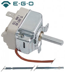 Termostat 60-358°C, contact, 16 A, senzor ø 3 x 178 mm, capilar 870 mm, EGO 5519072802 - 375313