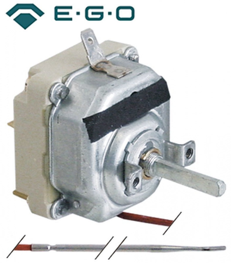 Termostat, temperatura maxima 300°C, gama temperatura 50-300°C, 3 contacte, 16 A, senzor ø 3 mm, lungime senzor 219 mm - Cod 375355