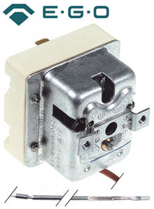 Termostat, 325°C, 1 contact, 0,5 A senzor ø 3 mm, lungime senzor 188 mm, lungime tub capilar 900 mm - Cod 375357