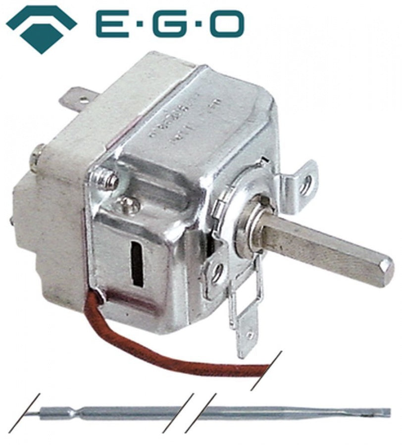 Termostat 73-161°C, 1 contact 16 A, bulb ø 3 x 144 mm, capilar 1600 mm, termostat marmita - 375363