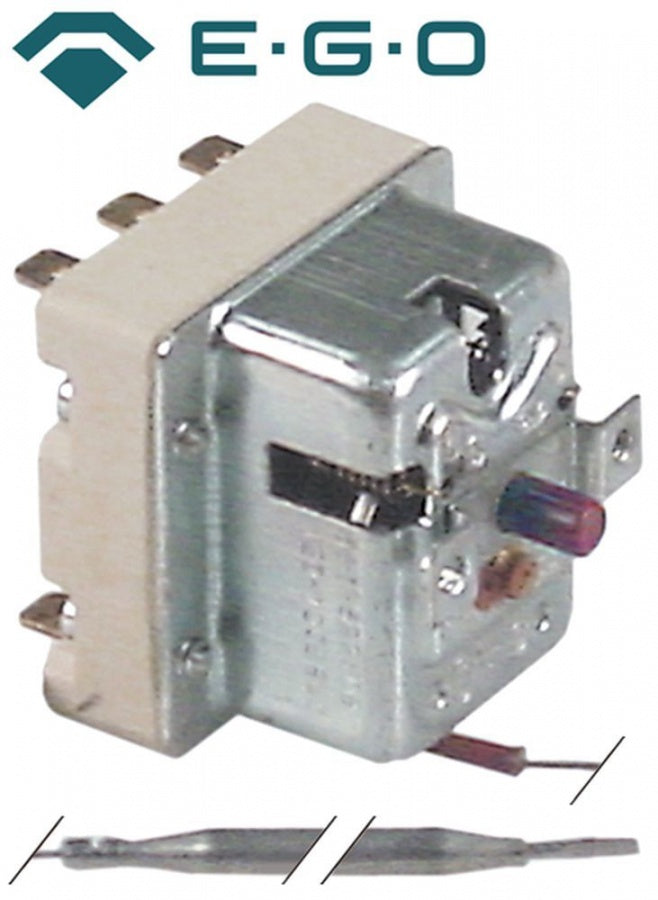 safety thermostat 120°C 3-pole 0,5A probe ø 6mm probe length 94mm capillary pipe length 890mm