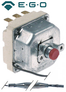 safety thermostat 350°C 3-pole 3NC 1x20/2x0,5A probe ø 6mm probe length 157mm