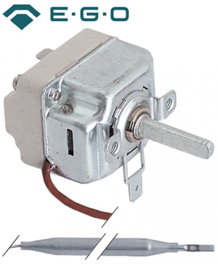 Termostat 30-90°C, contact 16 A, bulb ø 6 x 130 mm, lungime capilar 2000 mm - 375381