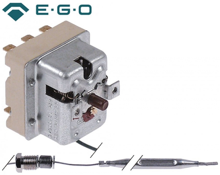 Termostat de siguranta 235°C, 3 contacte 20 A, bulb ø 6 x 87 mm, capilar 1790 mm, EGO 55.32545.090 - 375393