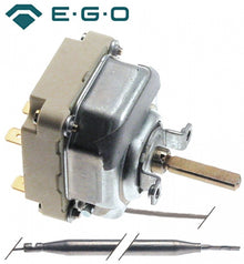 Termostat, 3 contacte, 110-320°C, 16 A, bulb ø 6 x 96 mm, lungime capilar 1780 mm - 375420