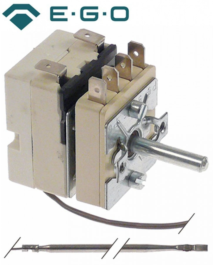 Termostat, temperatura maxima 320°C, gama temperatura 50-320°C, 1 contact, senzor ø 3,03 mm - Cod 375429