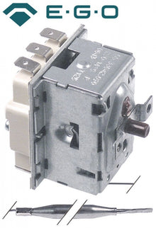 Termostat, 230°C, 3 contacte, 20 A, senzor ø 6 mm, lungime senzor 107 mm, fir capilar 870 mm - 375430
