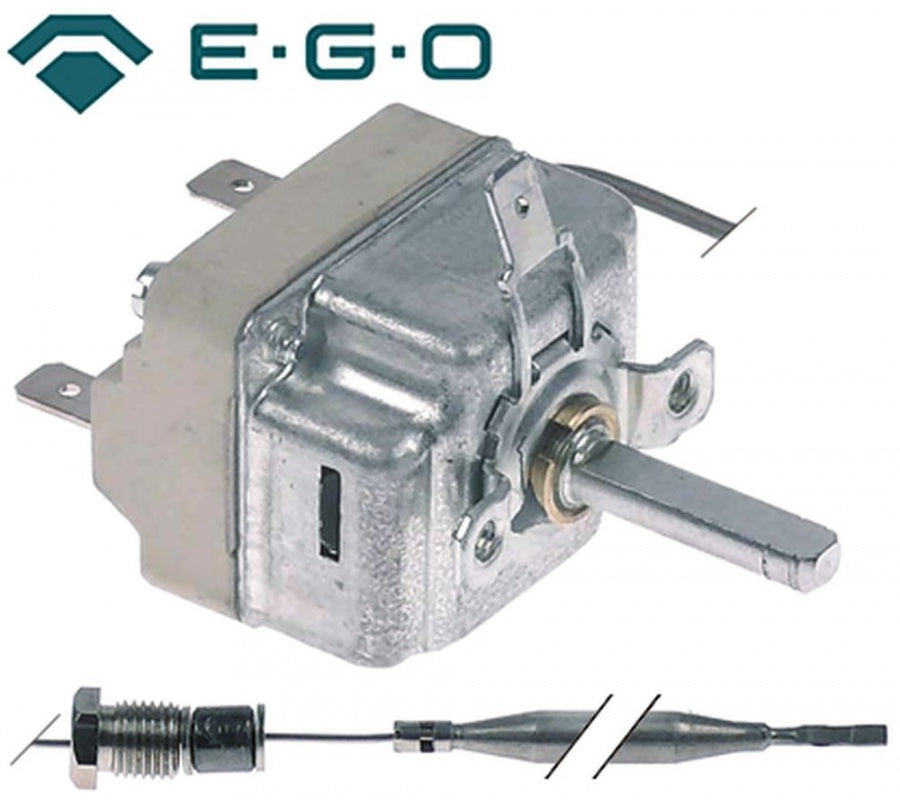 Termostat reglabil 95-182°C, 16 A, senzor ø 6 x 133 mm, capilar 870 mm, presetupa M9x1 - 375444