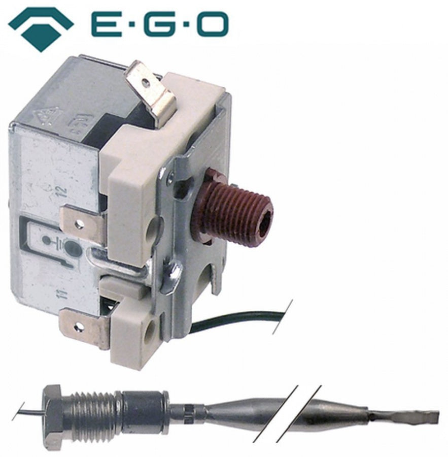 Termostat de siguranta 150°C, contact 1CO 16A, senzor ø 6x77mm, lungime tub capilar 1260 mm - 375447