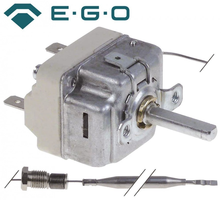 Termostat friteuza 80-180°C, bulb ø 6 x 135 mm, lungime capilar 900 mm, filet presetupa M9x1 - 375468