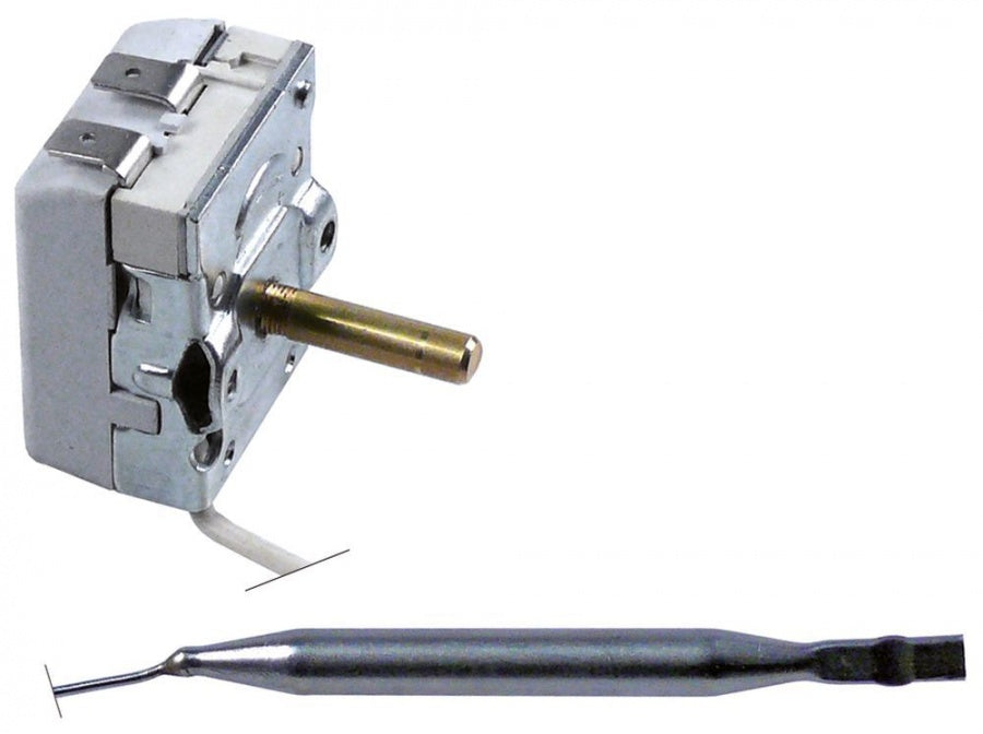 Termostat friteuza Tecasa 60-190°C, contact 16 A, 400 V senzor ø 6 x 70 mm, lungime capilar 2000 mm - 375472
