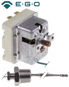 Termostat de siguranta 340°C, 2 contacte 1x20 / 1x0.5 A, senzor ø 4 x 120 mm, capilar 1300 mm - 375474