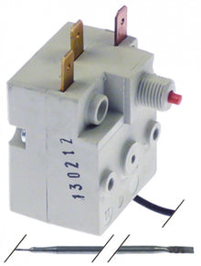 Termostat de siguranta 200°C, contacte 1CO, 20 A, senzor ø 3,3 x 190 mm - 375478