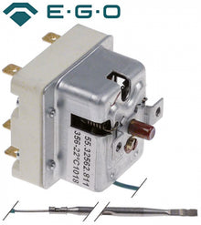 Termostat, 356°C, 2 contacte, 0,5 A, senzor ø 3 mm, lungime senzor 190 mm - Cod 375479