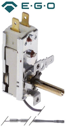 Termostat 30-140°C, contact 16A, senzor ø 3x156mm - 375481