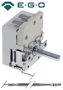 Termostat 50-320°C, contact 16 A, senzor ø 3 x 158 mm, EGO 55.18062.050 - 375483