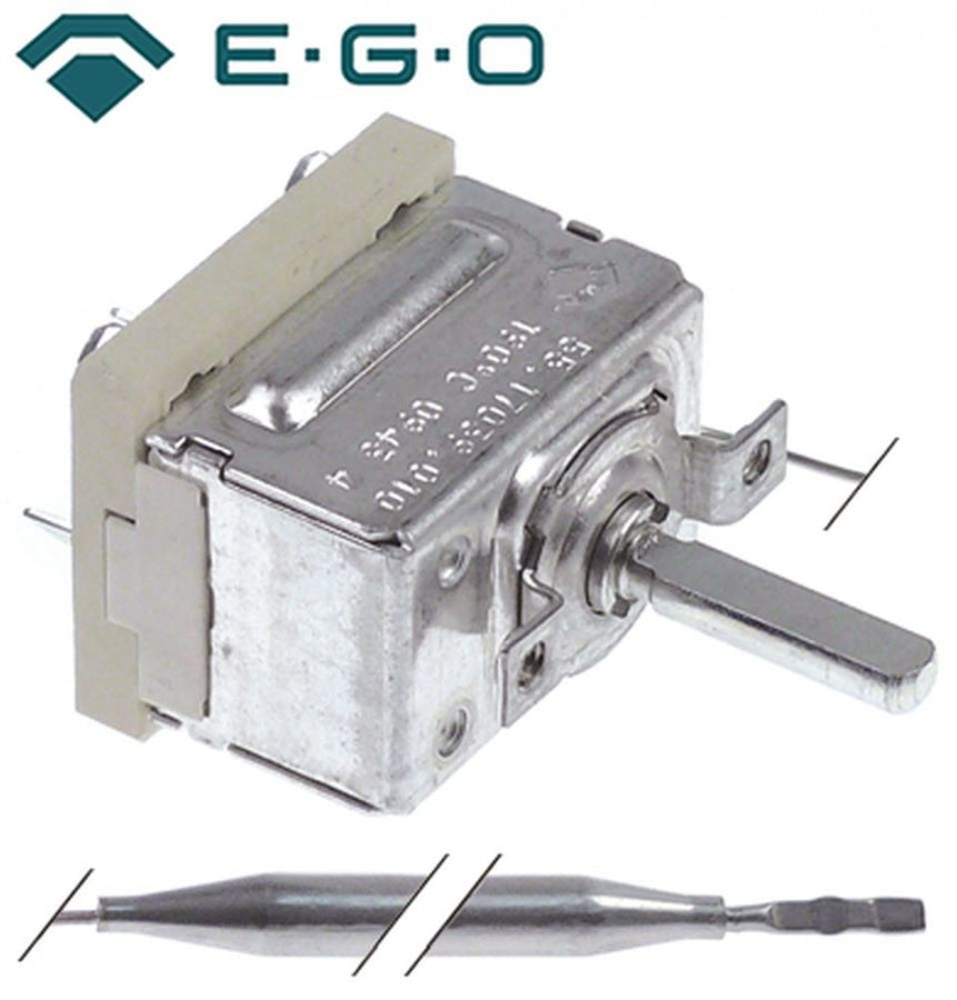 Termostat friteuza 130-190°C, senzor ø 6 x 115 mm, lungime capilar 1300 mm, EGO 55.17039.010 - 375486