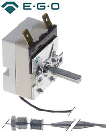 Termostat friteuza 94-190°C, 16 A, bulb ø 6x94 mm, capilar 1090 mm, presetupa M10x1 - 375492