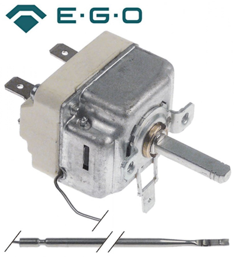 thermostat t.max. 320°C temperature range 60-320°C 1-pole 1NO 16A probe ø 3,1mm probe length 226mm