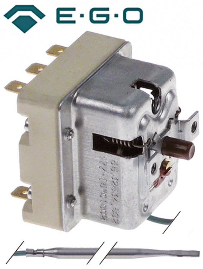 safety thermostat 177°C 3-pole probe ø 4mm probe length 130mm capillary pipe length 1500mm