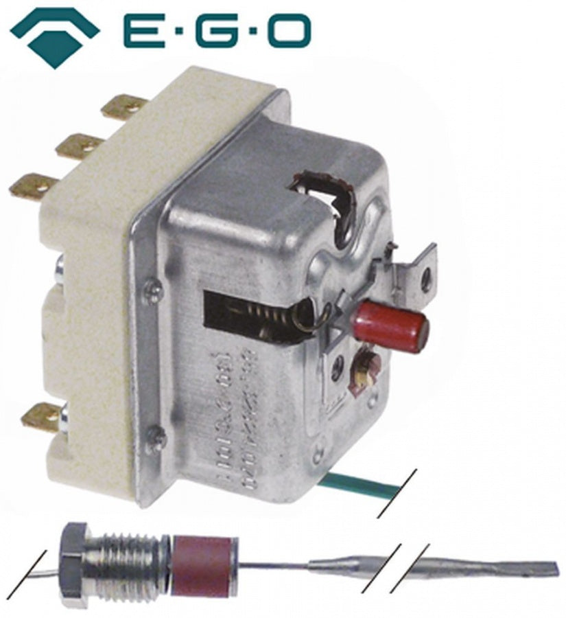 thermostat 130°C 3-pole 3NC probe ø 3mm probe length 300mm capillary pipe length 1500mm