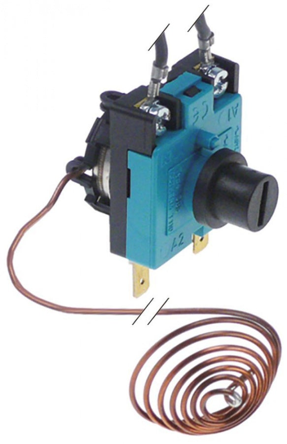 safety thermostat t.max. 106°C 1-pole 1NC 20A probe ø 2,3mm probe L 10mm capillary pipe 300mm