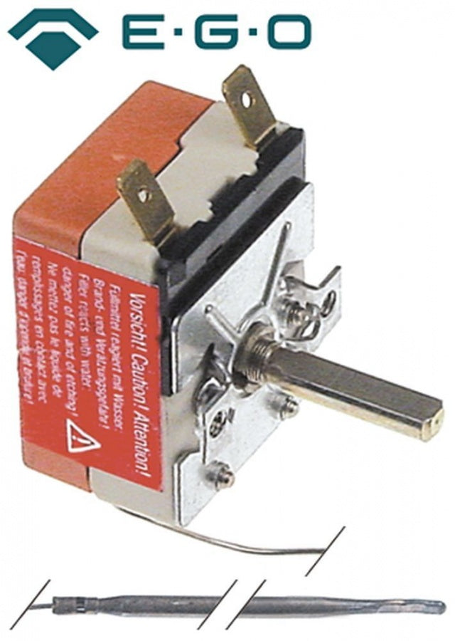 Termostat cuptor 100-400°C, contact 16 A, EGO 55.13072.130 - 375530