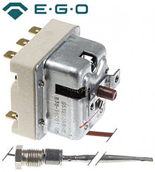 Termostat de siguranta 235°C, 3 contacte 20 A, bulb ø 4 x 120 mm, lungime capilar 1,8 m, presetupa M9x1 - 375551