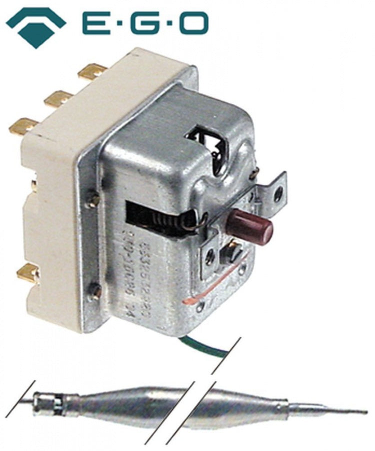 safety thermostat 170°C 3-pole 20A probe ø 6mm probe length 87mm capillary pipe length 900mm