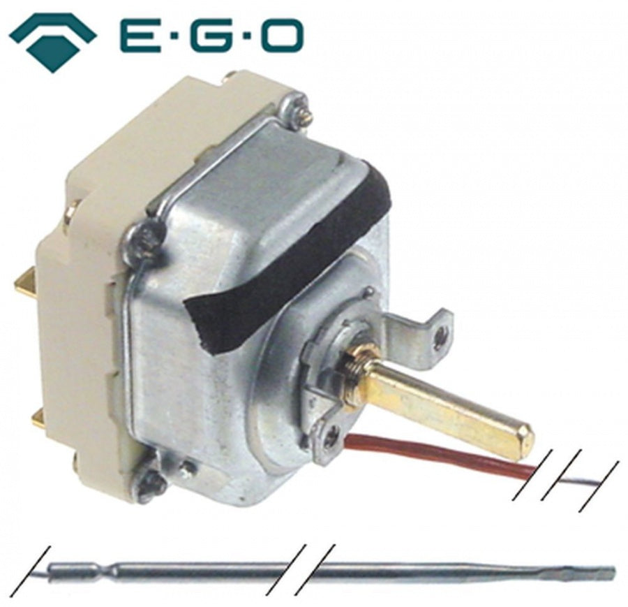 Termostat trifazic 115-300°C, 10 A, ax ø 6x4.6 mm, senzor ø 3x144 mm, fir capilar 1150 mm - 375560