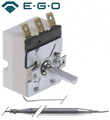 Termostat, temperatura maxima 96°C, gama temperatura 82-96°C, 1 contact, senzor ø 6 mm, lungime senzor 147 mm - Cod 375566