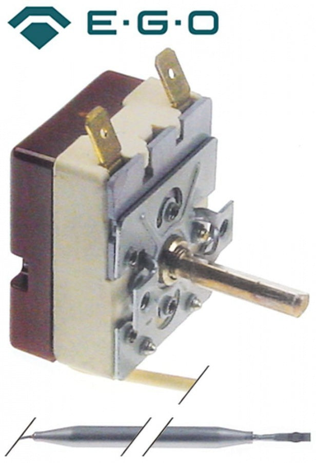 Termostat, temperatura maxima 110°C, gama temperatura 30-110°C, 1 contact, 16 A, senzor ø 6 mm, lungime senzor 115 mm - Cod 375567