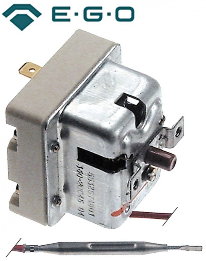 Termostat de siguranta 360°C, contact 0,5 A, senzor ø 6 x 74 mm, lungime tub capilar 1500 mm - 375579