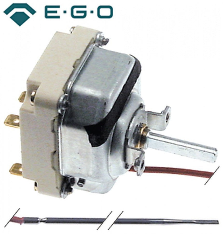 Termostat trifazic 100-285°C, 3 contacte 16 A, bulb ø 3 x 219 mm, capilar 1150 mm, EGO 55.34059.801, 5534059801 - 375587