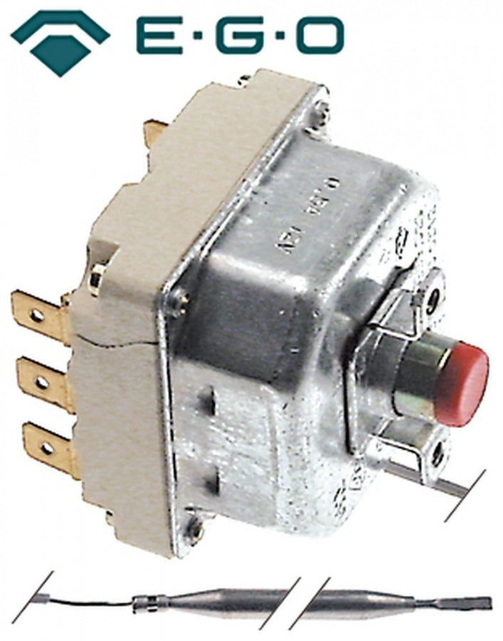 safety thermostat 285°C 3-pole 1x20/2x0,5A probe ø 6mm probe length 157mm