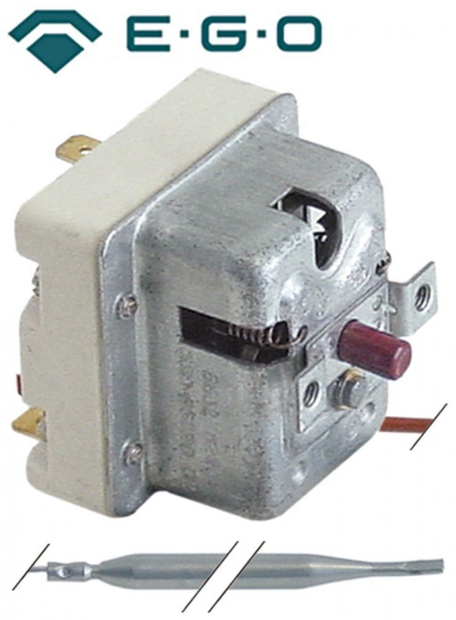 Termostat de siguranta 360°C, contact 0,5 A, senzor ø 6x79 mm, lungime tub capilar 890 mm - 375599