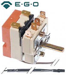 thermostat t.max. 210°C temperature range 95-210°C 1-pole 1NO 16A probe ø 3,1mm probe length 201mm